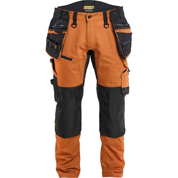Riipputaskuhousut Blåkläder 1970 Striker Stretch twill