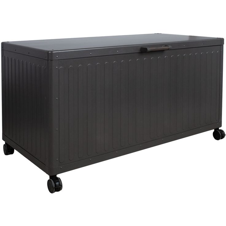 Storage box MIRADOR 142x72xH80cm, dark grey