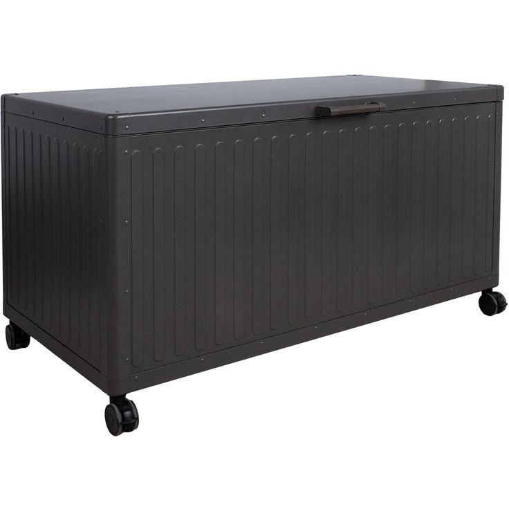Storage box MIRADOR 130x60,4xH80cm, dark grey
