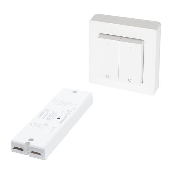 2 osainen säädin ja himmenninsetti Limente Smart 557 Greenline 24V IP20 valkoinen