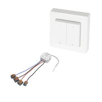 2-osainen säädin- ja himmenninsetti Limente Smart 597 Greenline, max. 80W, 240V, valkoinen