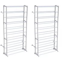 2 x kenkäteline