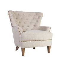 Nojatuoli Home4You Holmes 79x85x98cm, beige
