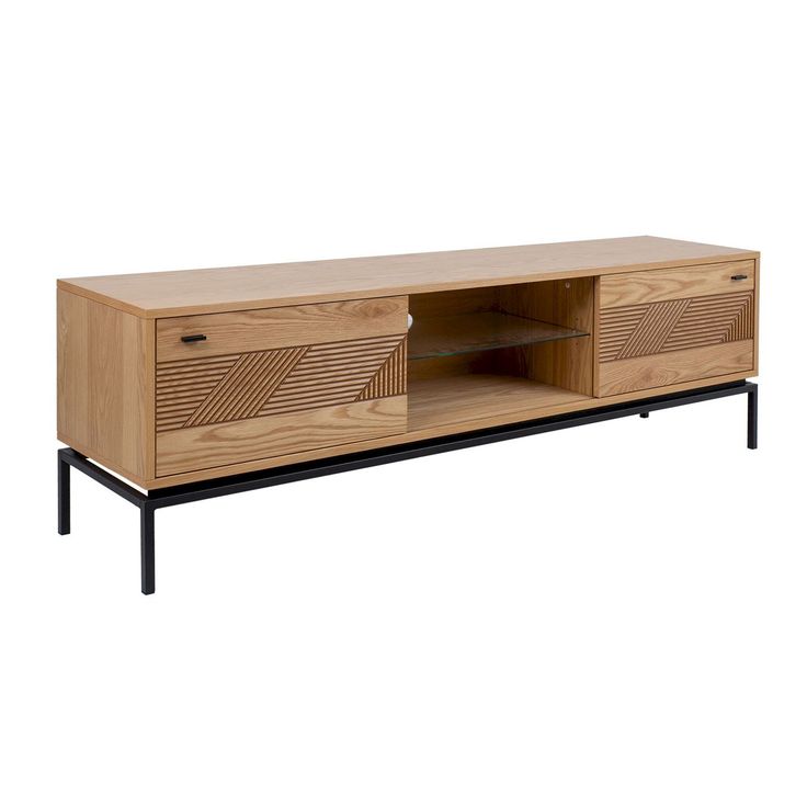 TV-taso Home4You Cindy 180x40x55cm, tammi