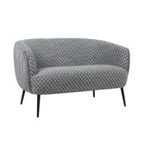 Sohva Home4You Accent 2-istuttava, harmaa