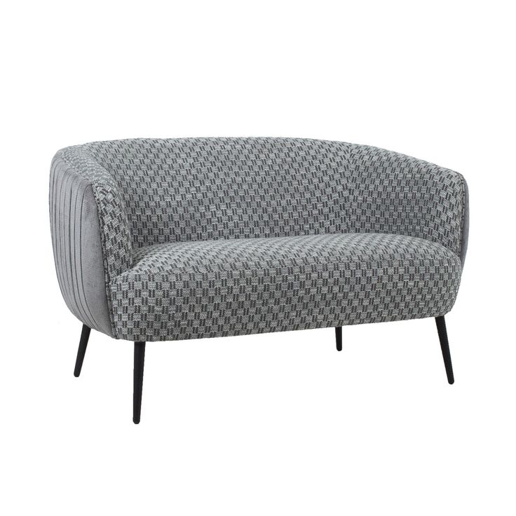 Sohva Home4You Accent 2-istuttava, harmaa