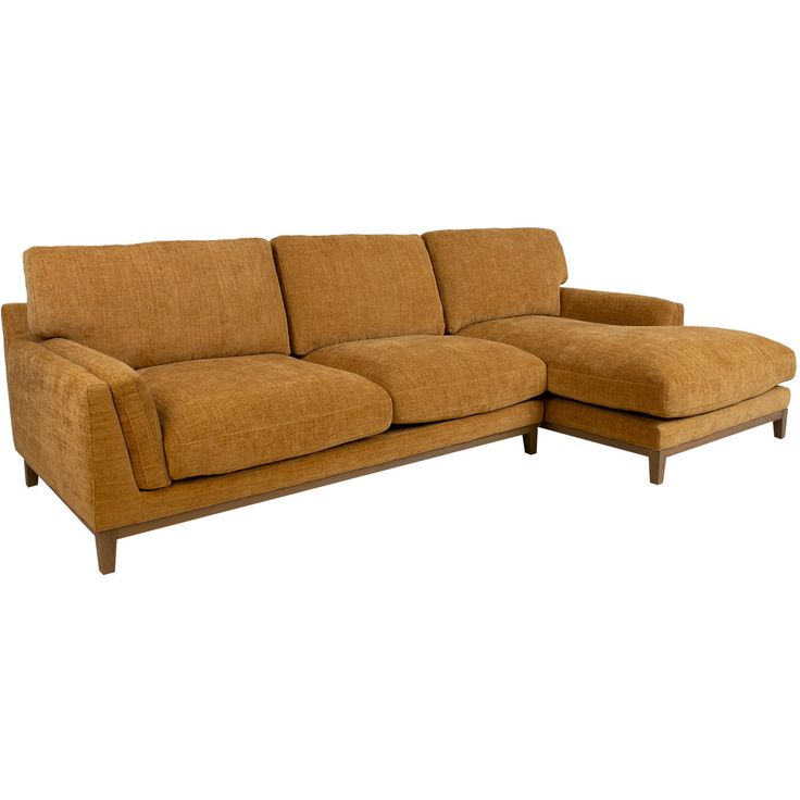 Corner sofa BASIL RC, dark yellow