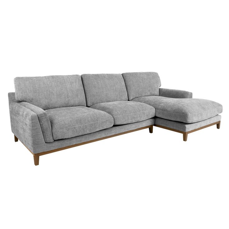 Kulmasohva Home4You Basil, 298x156cm, oikea, harmaa