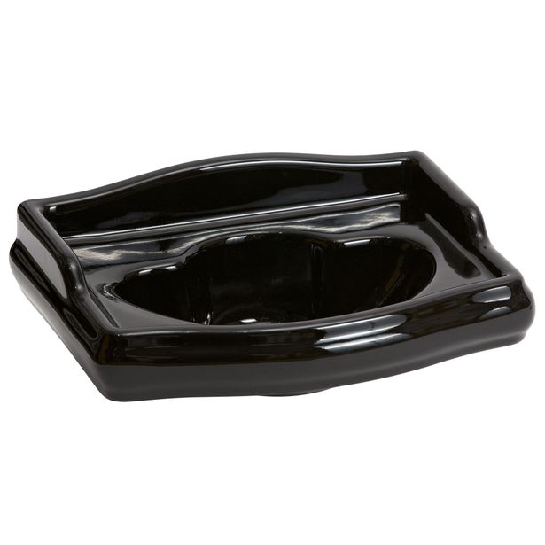 Pesuallas Lavabo Retro 41, 410x300mm, kiiltävä musta