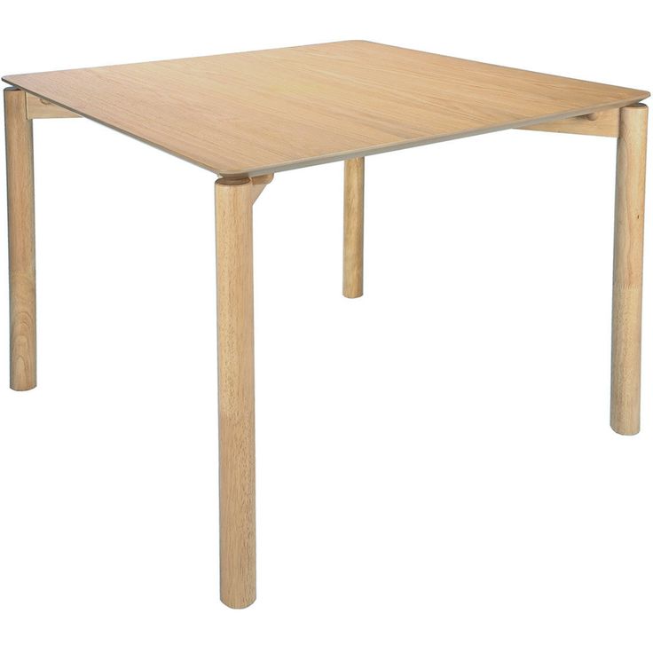 Dining table GARDENIA 90x90xH75cm, oak