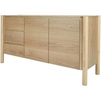Senkki Home4You GARDENIA 143x43xK80,5 cm, tammi
