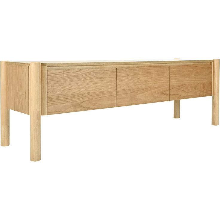 TV cabinet GARDENIA 153x43xH50,5cm, oak