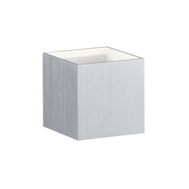 LED-seinävalaisin Trio Louis 100x100 mm, harjattu alumiini