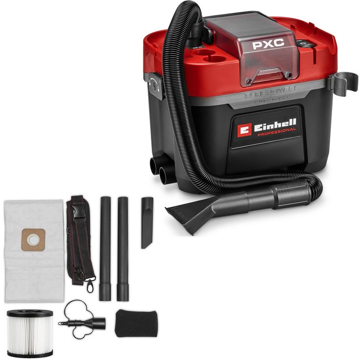 Akkumärkäkuivaimuri Einhell Professional PXC TP-VC 18/10 Li BL L-Solo, 18V, ilman akkua