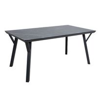 Ruokapöytä Home4You Casper 160x90h73cm, harmaa