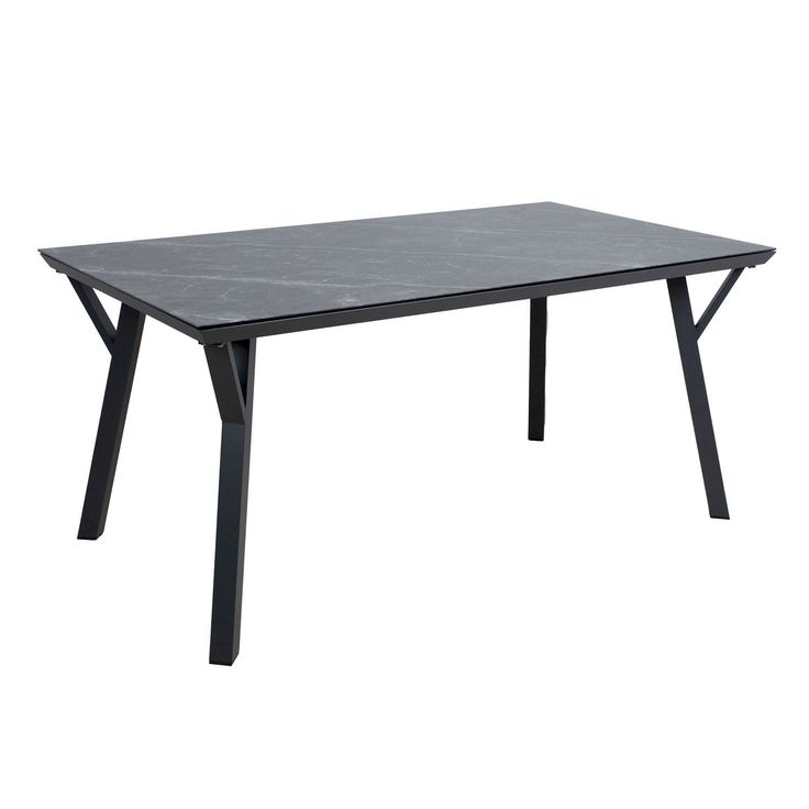 Ruokapöytä Home4You Casper 160x90h73cm, harmaa 
