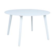 Ruokapöytä Home4You Savo ø120x73cm, valkoinen