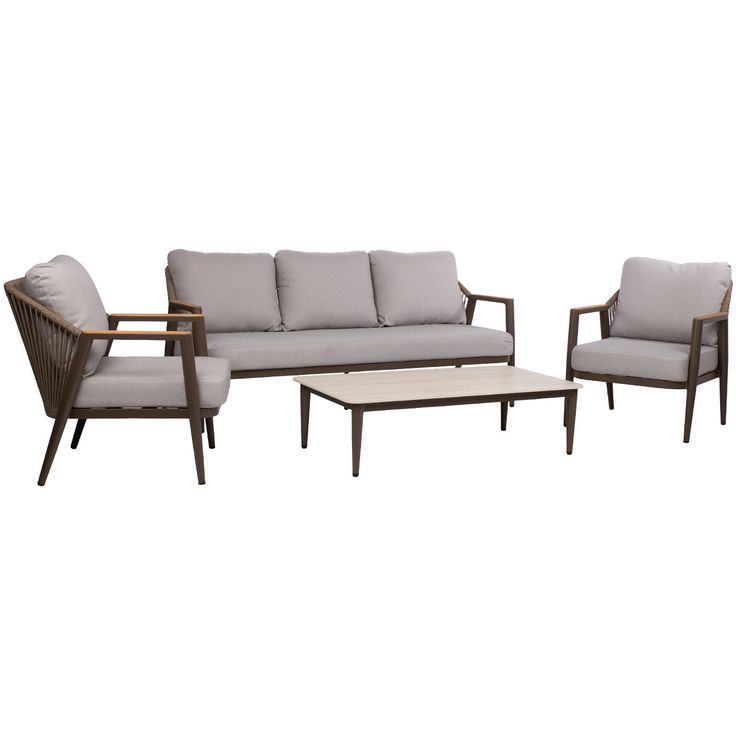 Garden furniture set DELIA table, sofa and 2 chairs