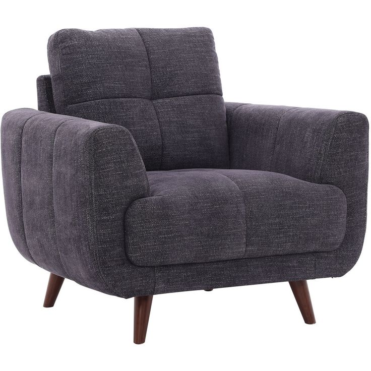 Armchair STEVE dark grey