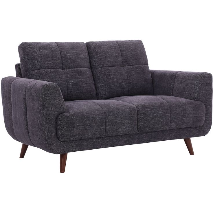 Sofa STEVE 2-seater, dark grey