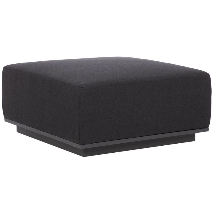 Ottoman FULLER 83x83xH42cm, dark grey