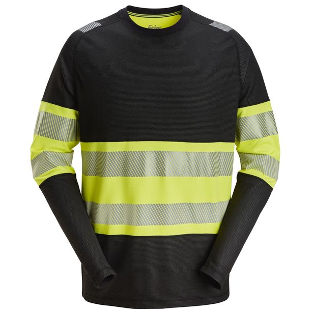 Pitkähihainen t-paita Snickers Workwear 2430 High-Vis lk 1
