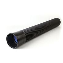 Sadevesi-/rumpuputki Pipelife Tupla PE, SN8, muhvilla ja tiivisteellä, pituus 6m, eri kokoja