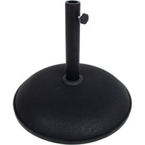 Auringonvarjon jalka Home4You Ø41,5x7 cm/20 kg, betoni 41, musta