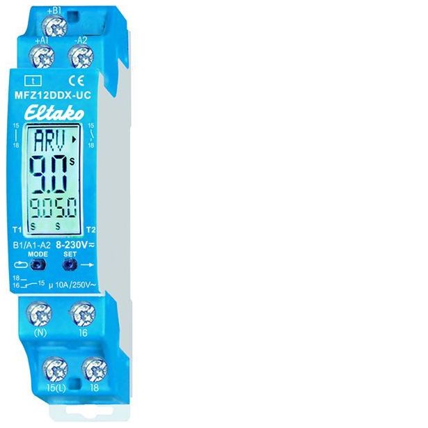 Digitaalinen monitoimiaikarele Eltako, MFZ12DDX-UC, 18-toimintoa
