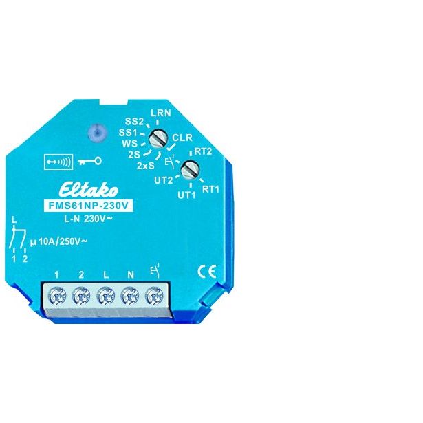 Langaton monitoimi impulssirele Eltako, FMS61NP-230V, 2 kanavaa
