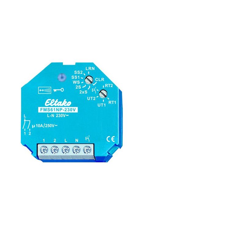 Langaton monitoimi impulssirele Eltako, FMS61NP-230V, 2 kanavaa