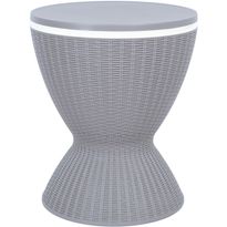 Baarisetti Home4You BELLE 3-in-1, harmaa muovi