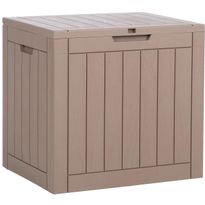 Säilytyslaatikko Home4You PORTOLA 56x43xK53 cm/118L, beige muovi