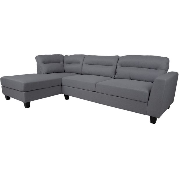 Corner sofa HELSINKI LC, dark grey