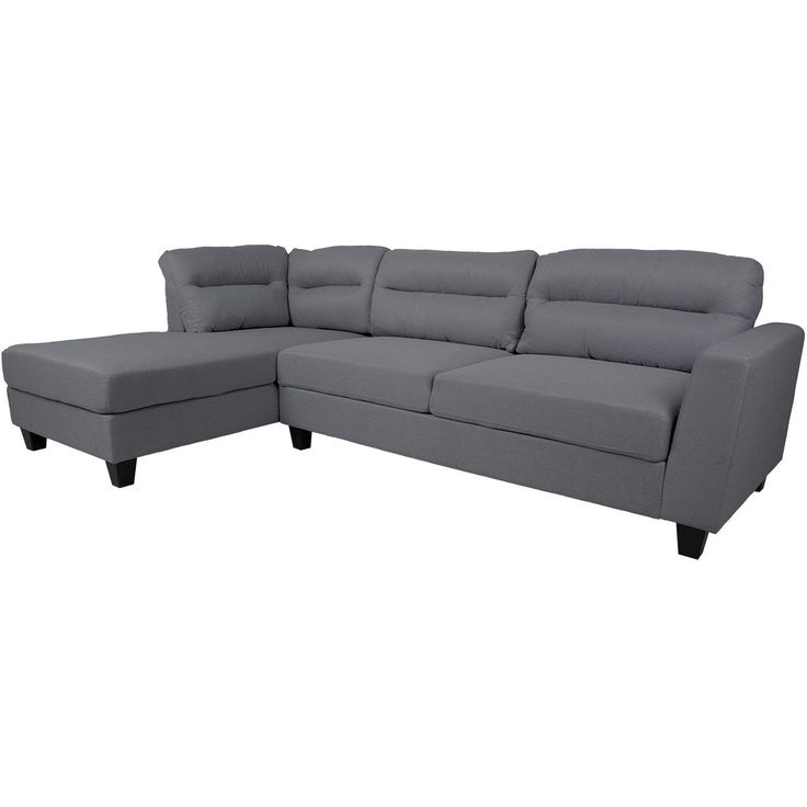 Corner sofa HELSINKI LC, dark grey