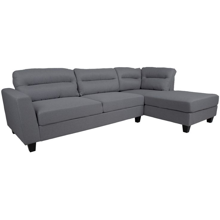 Corner sofa HELSINKI RC, dark grey