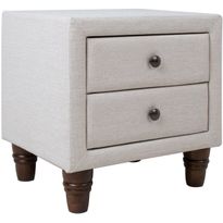 Yöpöytä Home4You EMILIA, beige