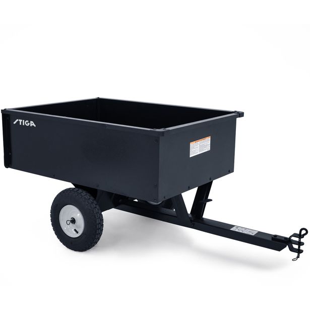 Peräkärry Stiga Combi, 180l, metalli