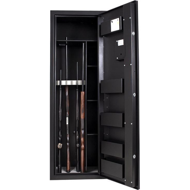 Asekaappi Genzo SolidSafe, 152 kg, koodilukko, musta