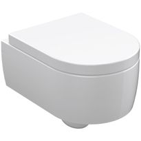 WC-istuin Kerasan Flo, seinämalli, valkoinen