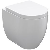 WC-istuin Kerasan Flo, S/P-lukko, lattiamalli, valkoinen