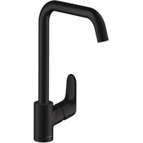 Keittiöhana Hansgrohe M41 260 1jet, musta