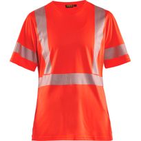 Naisten t-paita Blåkläder 3336 Highvis, UV-suoja, huomiopunainen
