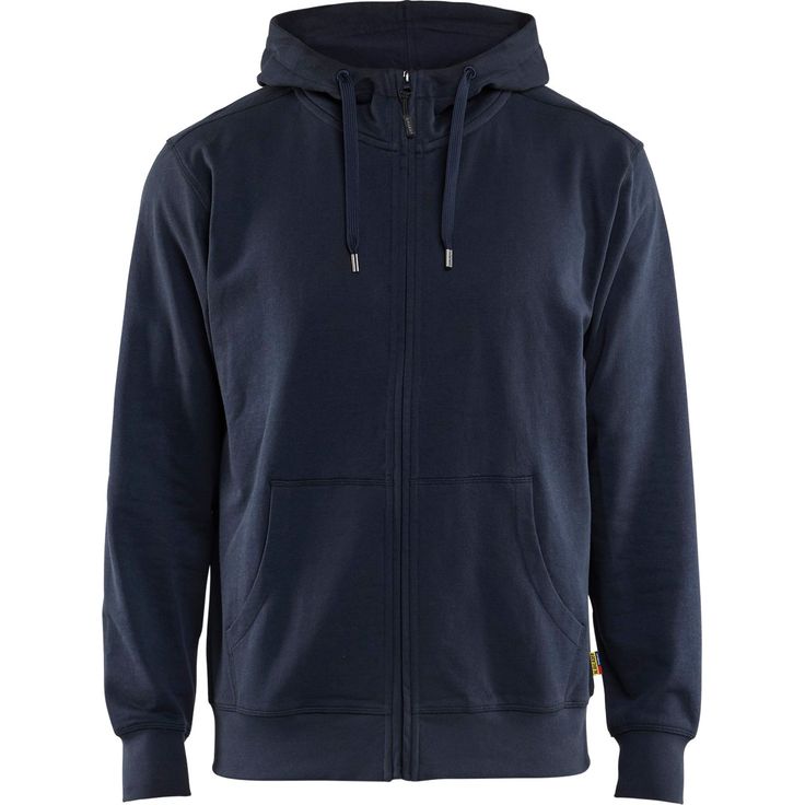 Huppari Blåkläder 3366-1158 vetoketjulla, 100% puuvillaa