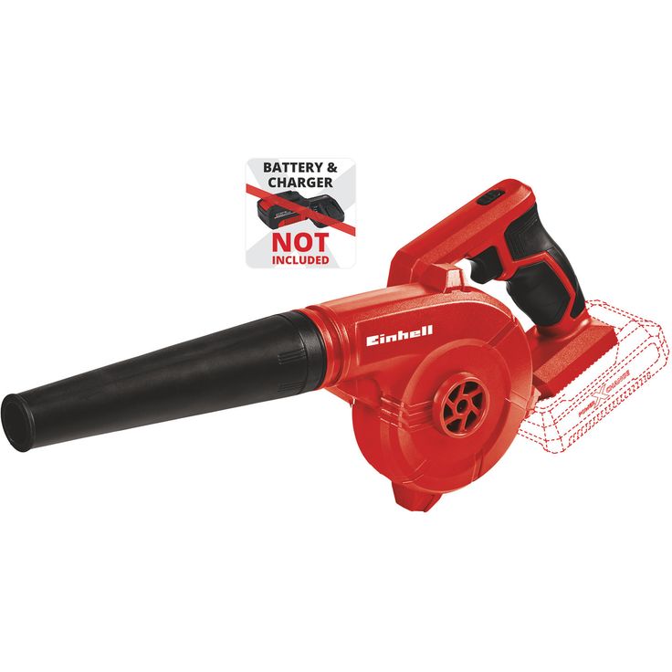 Akkupuhallin Einhell PXC TE-CB 18/180 Li-Solo, 18V, ilman akkua