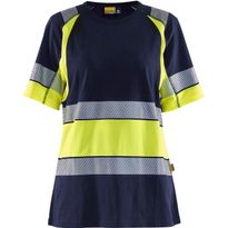 Naisten t-paita Blåkläder 3410 Highvis, pyöreä pääntie