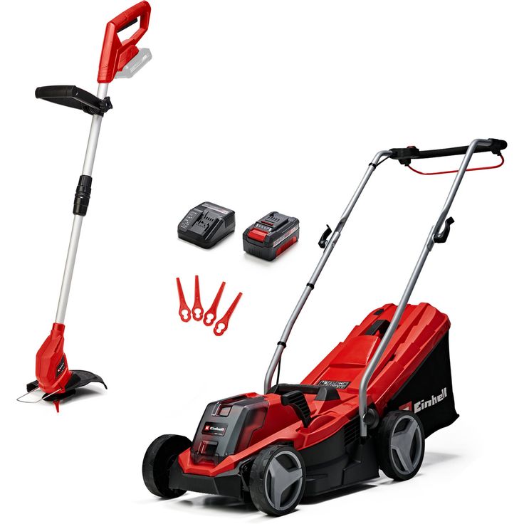 Akkupuutarhalaitesarja Einhell PXC GE-CM 18/33 Li Set, 18V, ilman akkua