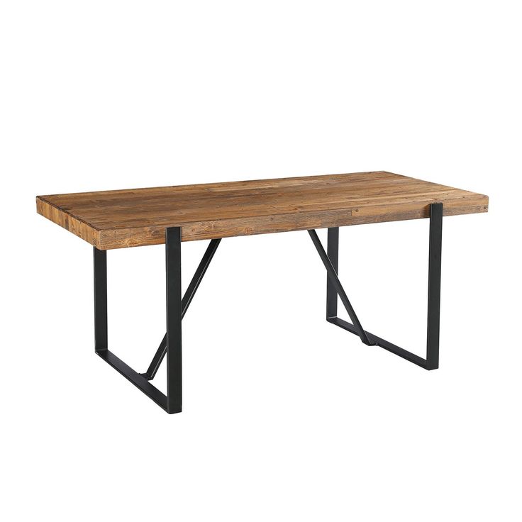 Ruokapöytä Home4You Ironbridge 180x88cm, mänty 