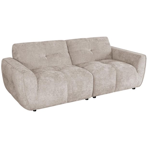 Sofa DAMALI 2-seater, light brown