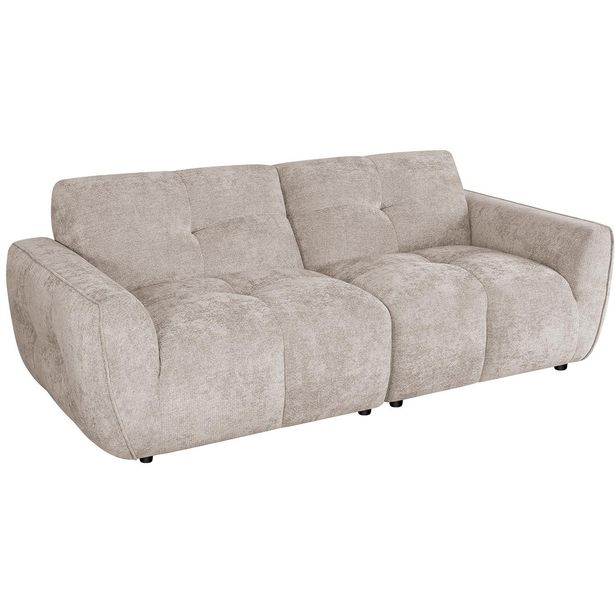 Sofa DAMALI 3-seater, light brown